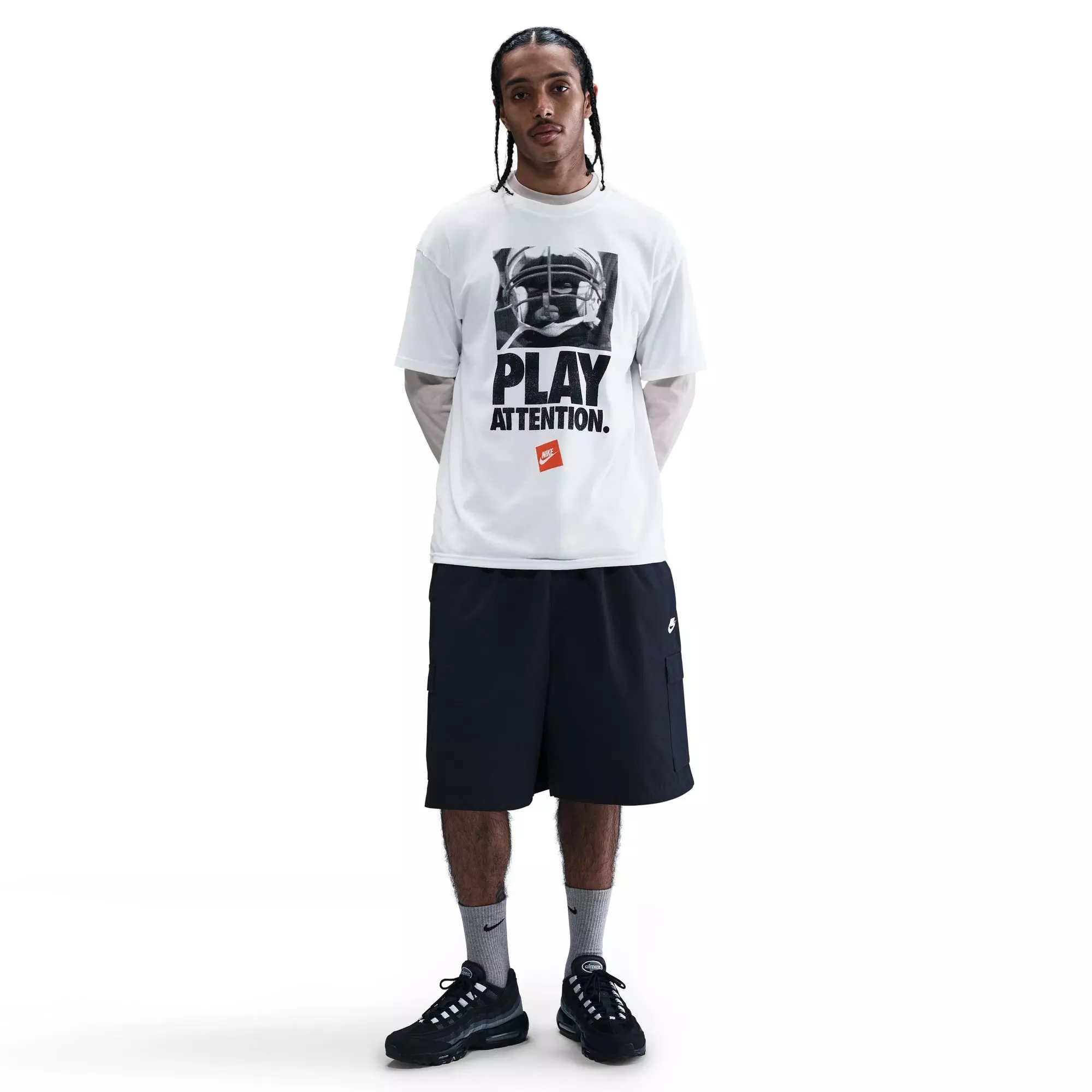 Nike Men's Sportswear Max90 Play Attention Graphic Tee